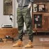 Men's Overalls Casual Leggings Loose Retro Multi-pocket Trousers Trendy Brand Men's Pants High Sense