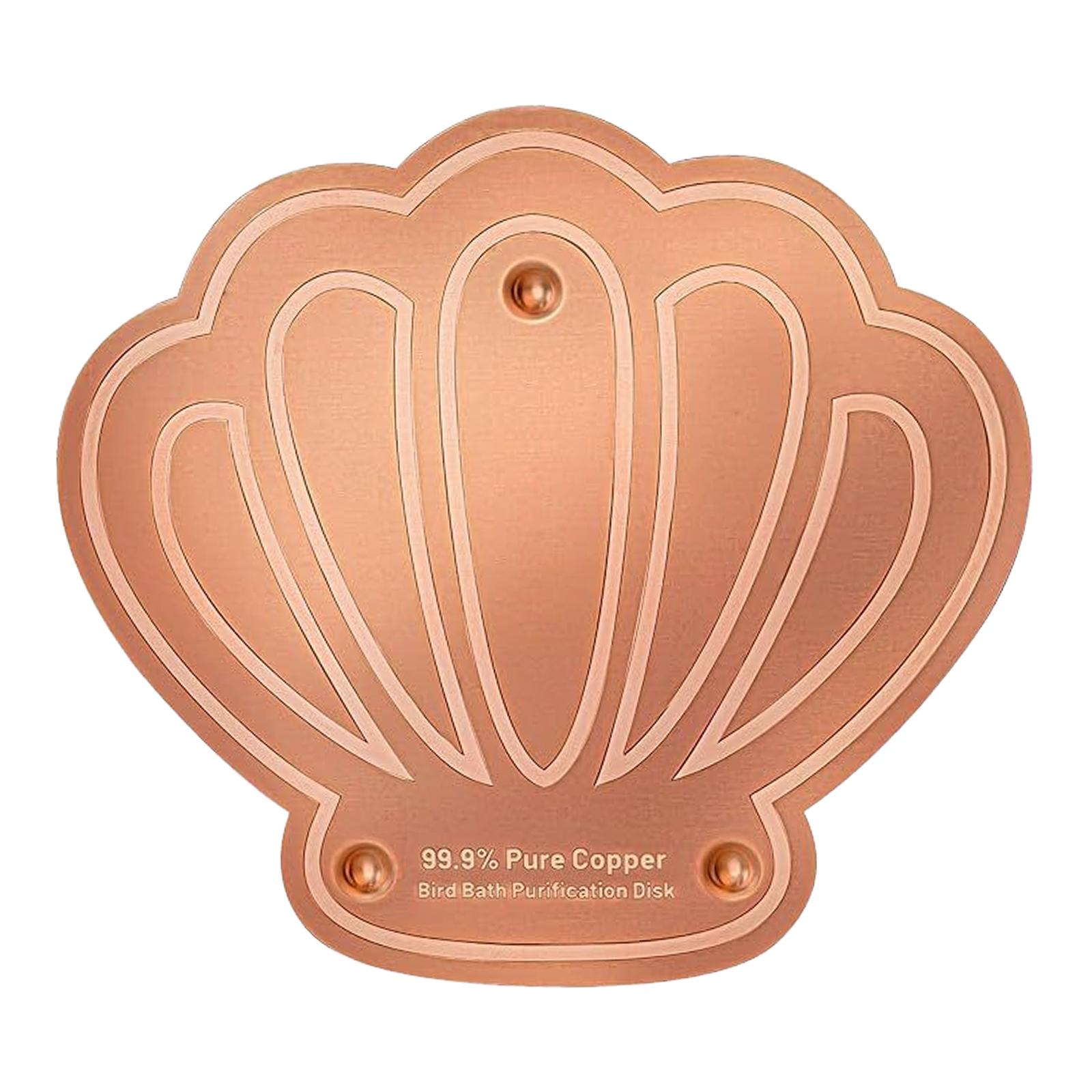 Медный Диск для Поилки Птиц 0,8 мм Трехточечная Опора Диск Очистки для Уличных Поилок Птиц