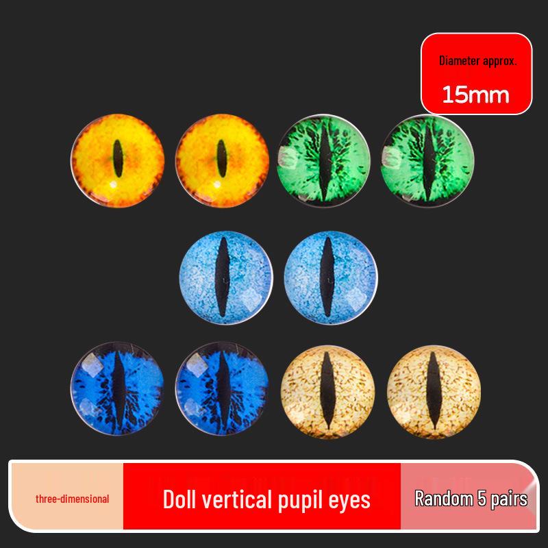 Kids' DIY Colored Eye Stickers for Crafting: Animal-Themed Black and White Eyeballs
