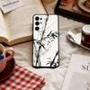 Classical Chinese Landscape Phone Case Black Silicone Soft For Samsung S25,S24,S21,S22,S23,S30,Ultra,S20,Plus,Fe,Lite