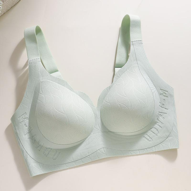Women Seamless Plus Size Anti Sagging Push Up Thin Daily Bra