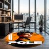 Lando Norris Printed Round Rug Carpet Chair Rug Area Rug Entryway Doormats,for Office Chair Living Room Bedroom Kitchen Room.