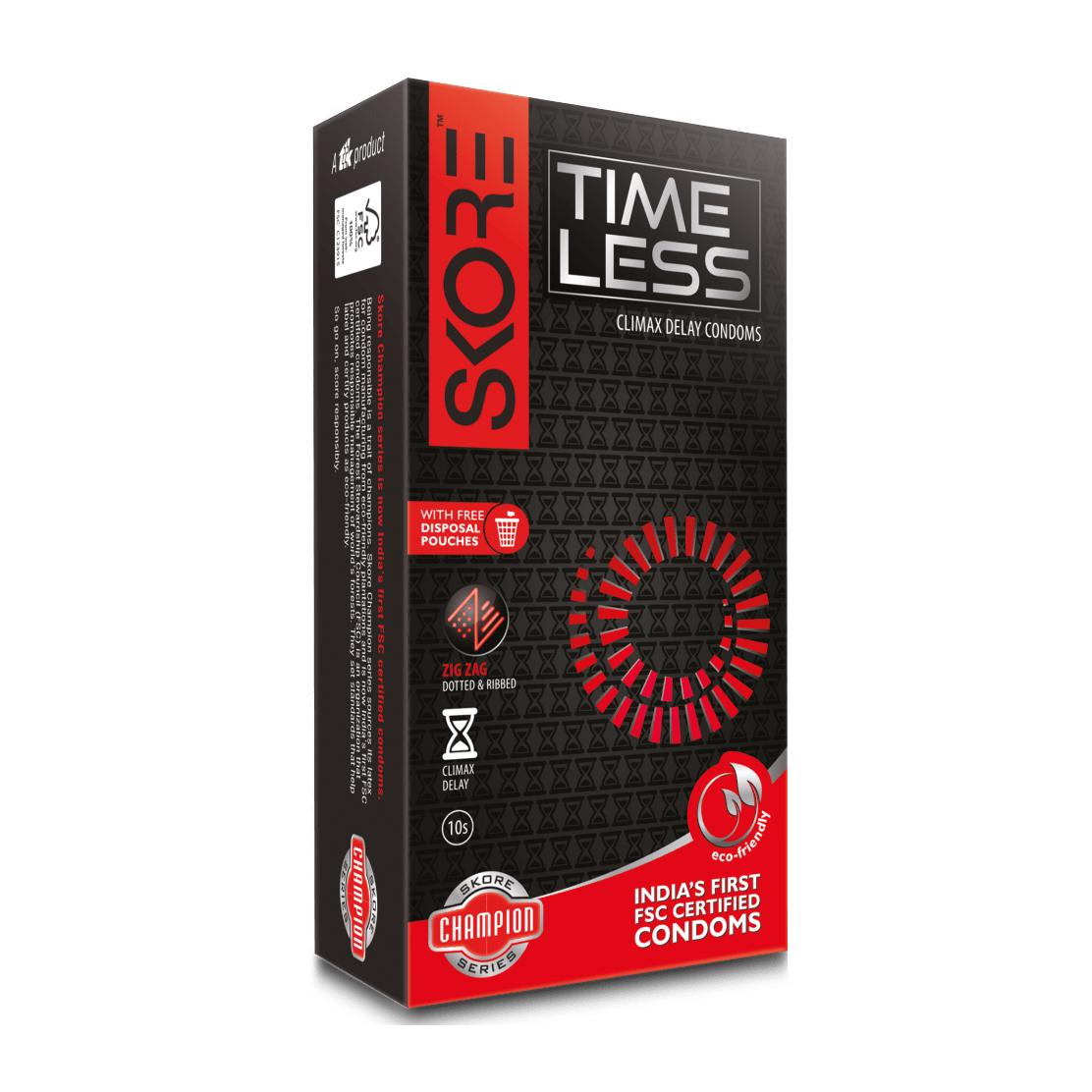 РџСЂРµР·РµСЂРІР°С‚РёРІС‹ В«РџСЂРѕРґР»РµРЅРёРµ РѕС‰СѓС‰РµРЅРёР№В» (10 С€С‚), Timeless Condoms,  Skore