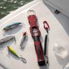 Heavy Duty Fish Gripper with Built-in Scale Non-slip Handle Fishing Lip Grip Tool for Secure Fish Holding and Measuring