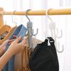 360-Degree Rotating Closet Organizer, Multi-Hook Bra & Belt Hanger