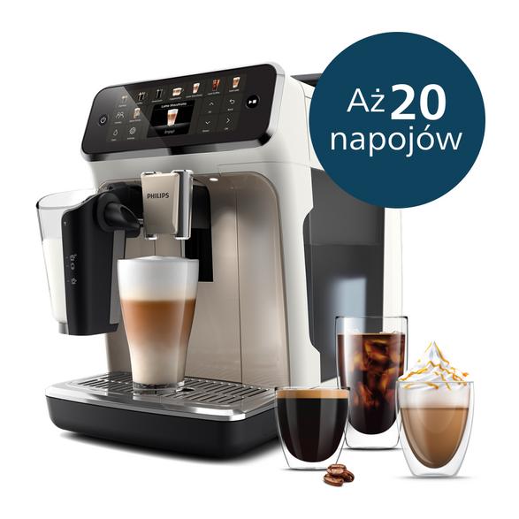 Philips ep5543/90 series 5500 lattego espresso machine white and silver
