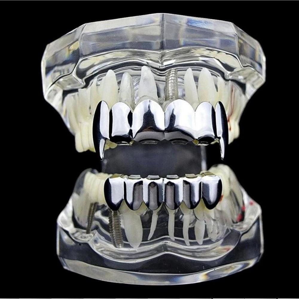 Top Bottom Set Teeth Grillz Comfortable Halloween Tooth New Dental Grills  Cosplay