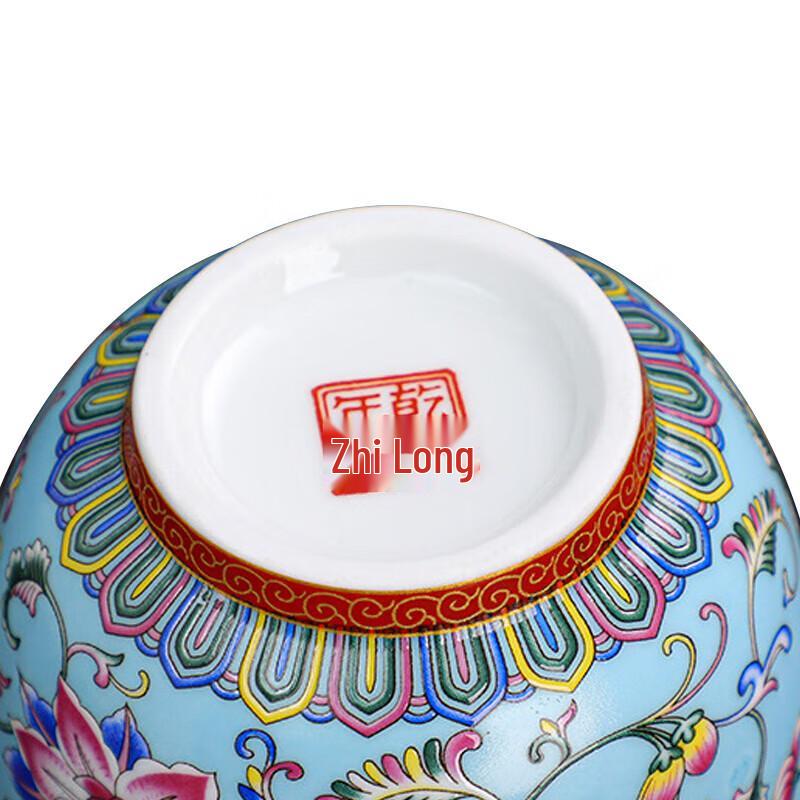 Tao Ding Xuan Decal Enamel Master Teacup Set