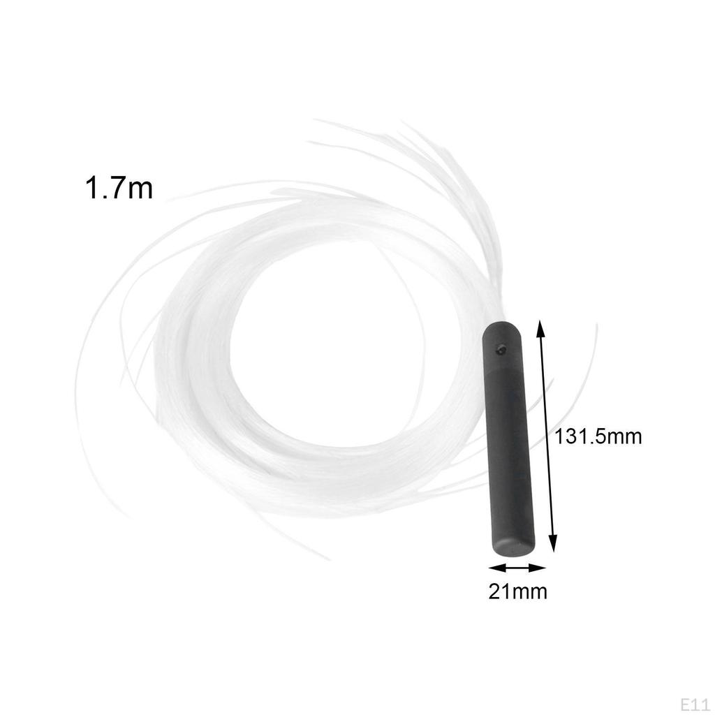 Toy Space 7 Color Effect Mode Bright LED Fiber Flip for Carnival Glow Toys Concerts Music Festival