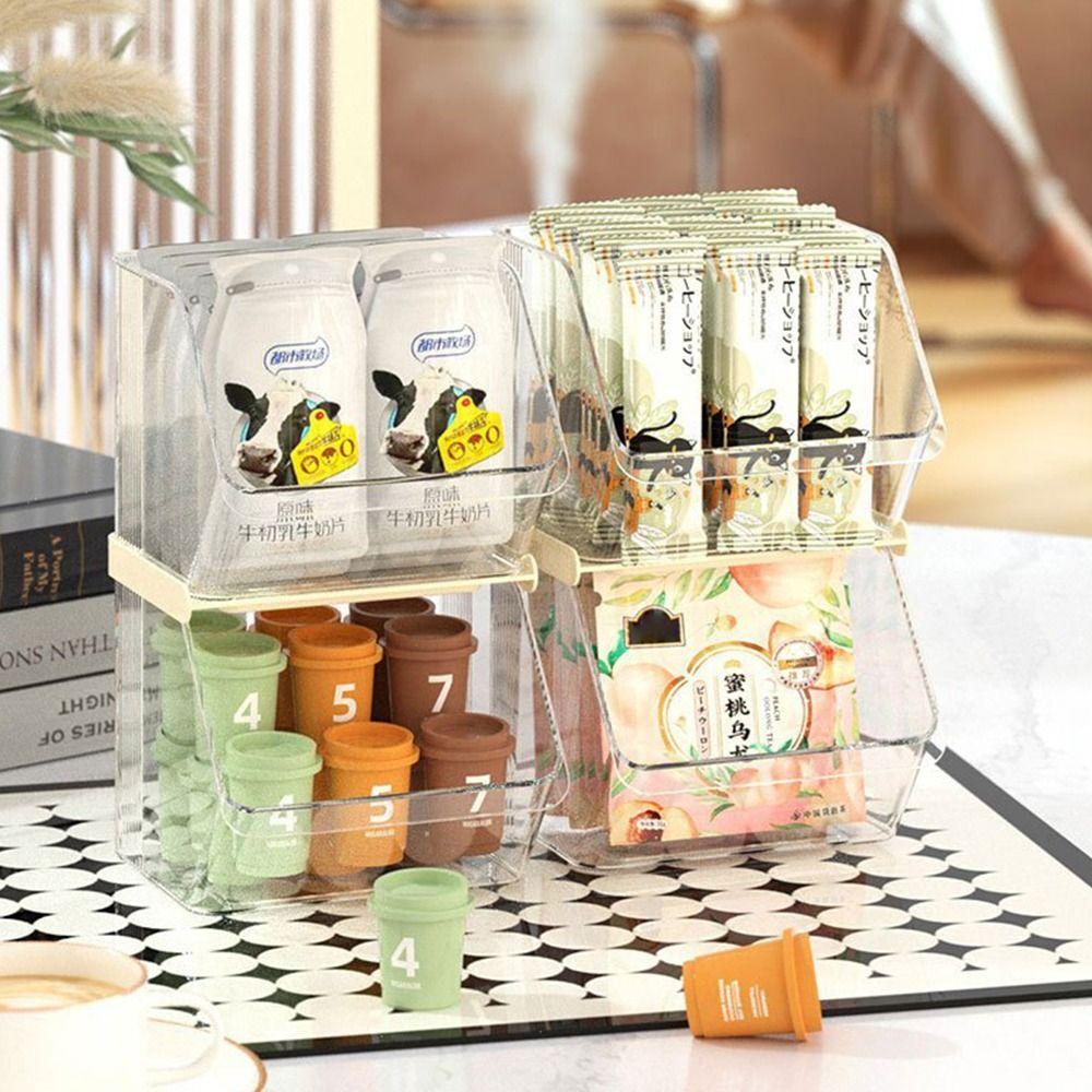 

1 шт., настольный органайзер для мелочей, капсула, органайзер для кофе, полка, стеллаж для хранения закусок, коробка для хранения