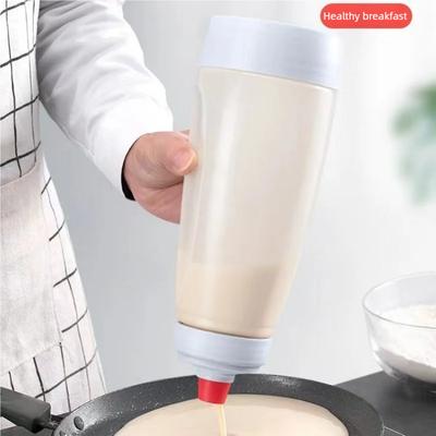 Kitchen Little White Artifact Hand Cranked Pastry Dispenser Pastry Mixing Bottle Cream Mixing Dispenser Muffin Mixing