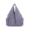 Casual Large Capacity Tote Bag Double Zipper Design Versatile Commuting Handbag  Travel