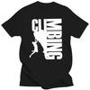 2025 Summer Tee Rock Climbing Woman Man Cotton T Shirt Free Climb  Klettern Extreme Bergsteiger S 4XL