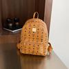 2025 Retro Teddy Bear Print Backpack - Large Capacity Women's Schoolbag