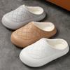 Fleece Waterproof Cotton Slippers Winter Home Indoor Couple Warm Shoes Supermarket