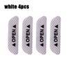 1/4PCS Car Door Reflective Sticker Safety Opening Warning Reflective Tape Car Accessories Interior Exterior Reflector