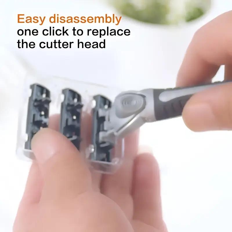 Private Label Six-Layer Black Manual Razor Replacement Blade
