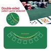 Tragbare Gummi-Poker-Matte Tischplatte Oberfläche Geräuschreduzierung Poker-Tischplatten-Layout für Kartenspiele