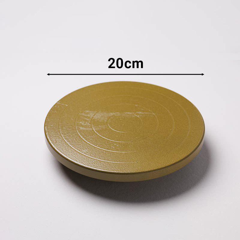 11/15/20/25/30cm Pottery Wheel Aluminum Turntable Clay Tools Double-Sided Cake Pottery Turntable Sculpture Ceramics Cake Stand