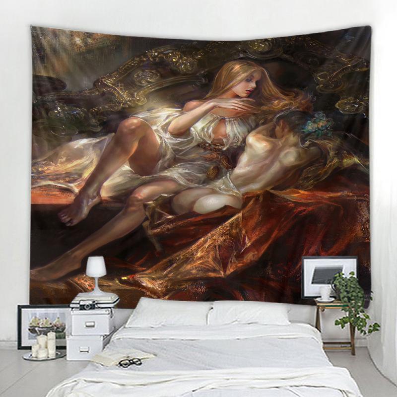 Mandala Boho Wall Tapestry Home Background Decoration Tapestry Gothic Ladies Medieval Art Tapestry