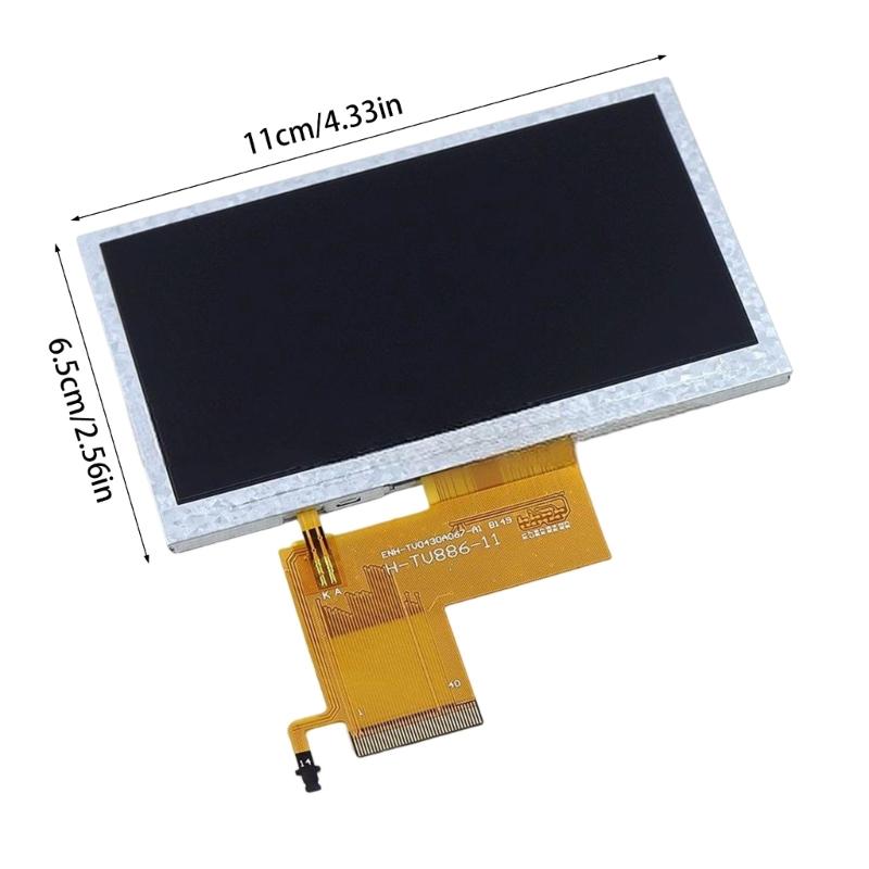 Scratch Resistant Replacement Display Panel Wide Viewing Angle For PSP1000 Gaming Devices With Easy Installation Guide