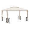 Vidaxl Gazebo With Curtains And Two-Part Roof, 3X4 M, Cream
