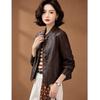 EST+II Women's Retro Casual Stand-Collar Short Jacket