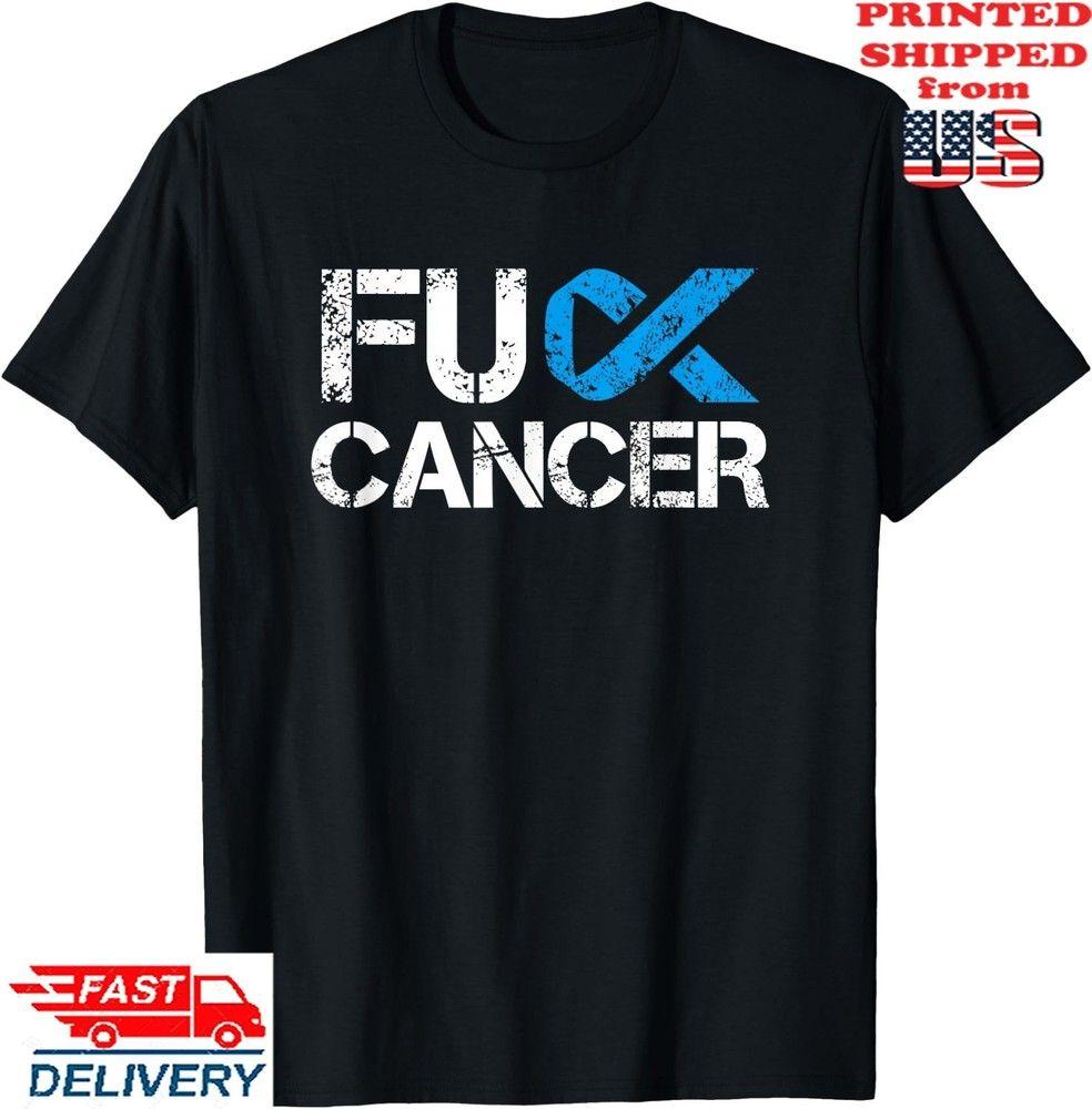 Unisex Shirt Cotton Oversize Large Size Fuk Cancer, Prostate Cancer Support Shirt T-Shirt, Unisex Tee