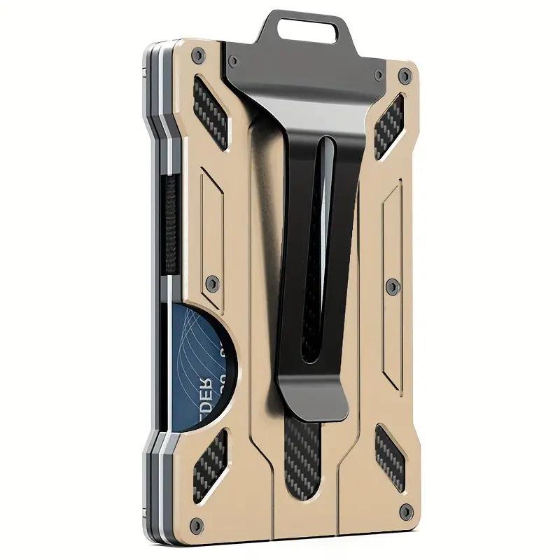 New Transparent RFID Anti-Theft Metal ID & Credit Card Holder Sleeve