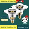 Copper Pop-up Basin Stopper & Anti-Clog Drain Filter