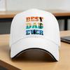 Fathers Day Baseball Cap Outdoor Gym Adjustable Hip Hop Hats Unisex Unisex Vintage Print Baseball Caps