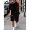 Men's Short-sleeved Shorts Set Casual Fashion Simple Sports Suit Breathable Unisex Sports Clothing