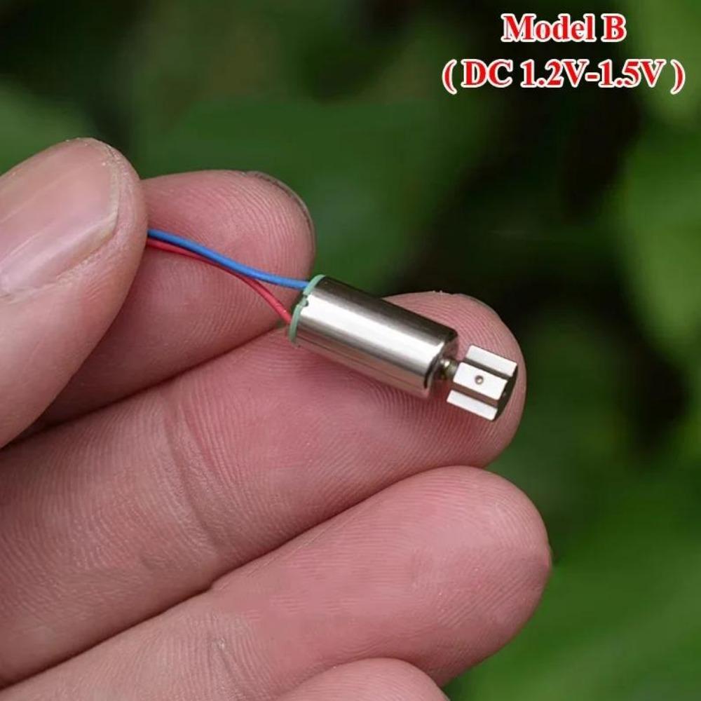 2pcs/set DC 1.2V 1.5V 2.4V Tiny Coreless Vibration Motor 6mm*12mm DIY Toothbrush Toy Massager