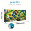 Neymar Jr Art Color Mouse Pad Large Gaming Table Cushion Non-slip Laptop Tablet Big Mousepad XXL Mat Mini PC Playmat With Lock edge