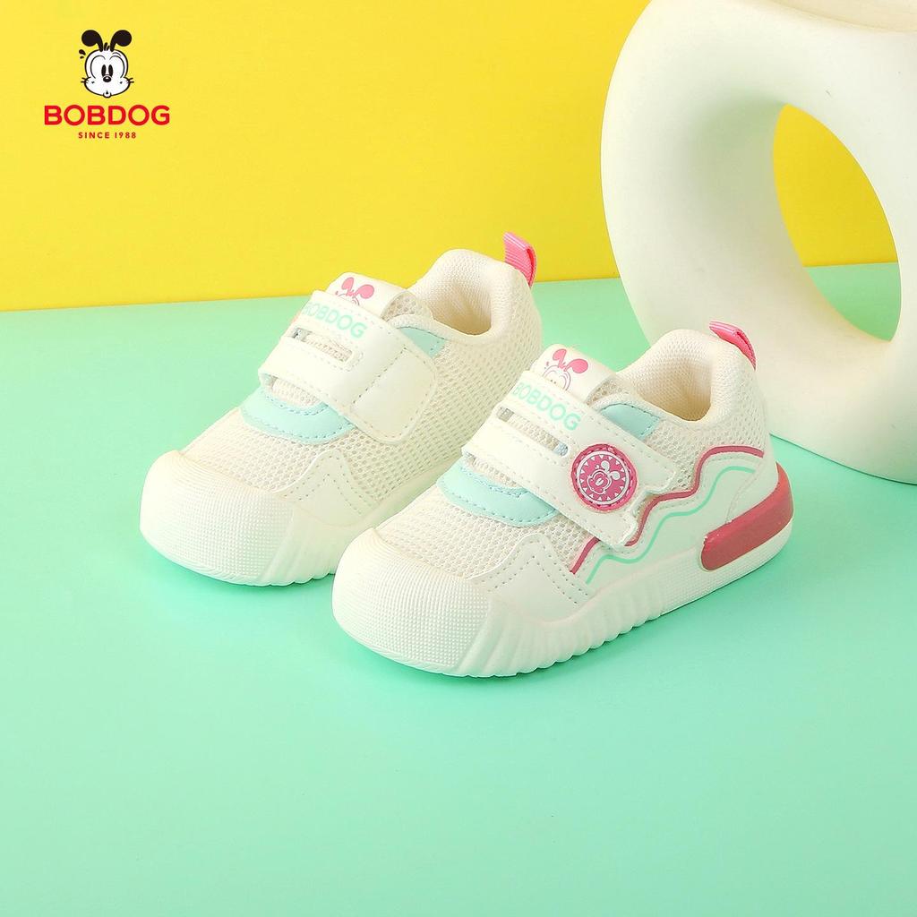 Babudou Toddler Shoes: 2026 Spring Mesh Breathable Non-slip Sports Shoes for Boys and Girls