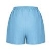 Women's Summer Casual Shorts Elastic Waistband Lightweight Breathable Fabric Loose Fit Wide Leg Comfortable Daily Wear Shorts