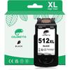 Ink Cartridge - 1001 PILES BATTERIES - 512XL (PG512) - Black 15 Ml - Refurbished - Compatible Canon Pixma