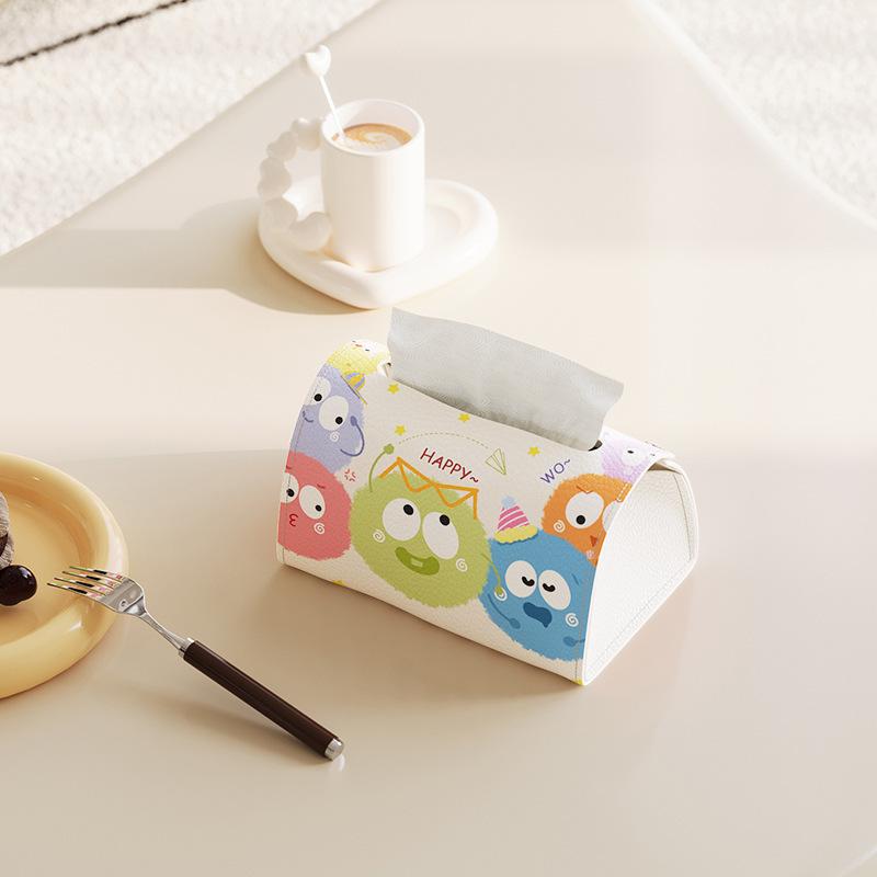 Hairball Dopamine Cartoon Car Tissue Box Household Tissue Storage Box Living Room Ornament Pumping Box