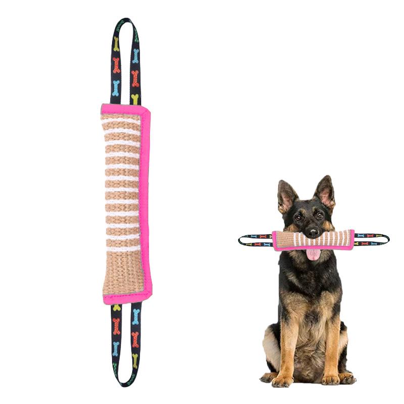 Burlap Dog Bite Stick - Training, Chewing, and Fetching Toy