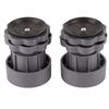 4PCS Grey Washing Machine Foot Pad PP + PVC Shockproof Pad Anti Vibration Pad  For Laundry Room