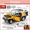 Car Enthusiasts Alloy Model Toyota Fj Cruiser Off Road Vehicle With Light Sound For Kids