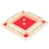 Wooden Number Board Dices Game Set Toy for 4 People KTV Pub Bar Party Supplies PropRed