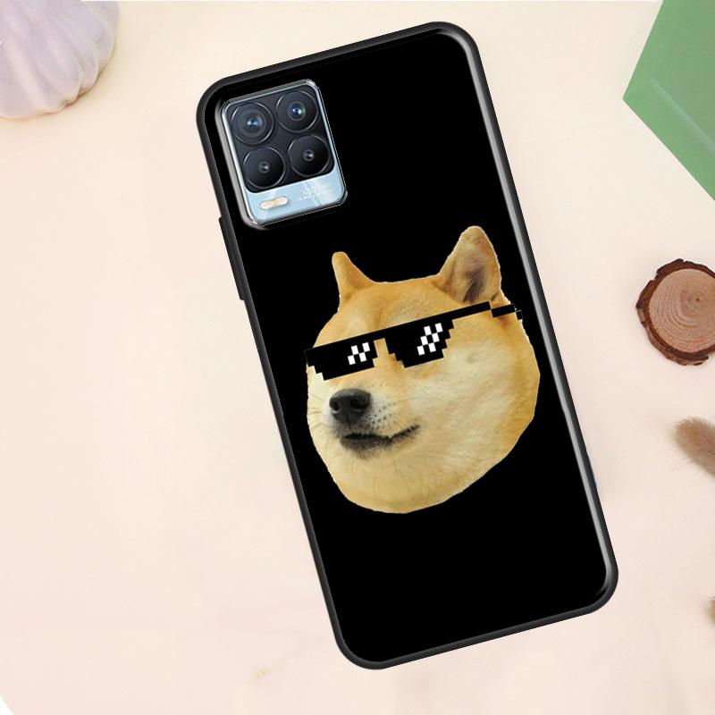 Cheems Doge Meme Funny Doggy Case For Realme C67 C71 C63 C61 C55 C51 C53 C35 C65 C75 11 12 13 14 Pro Plus GT6 GT7 15 Pro