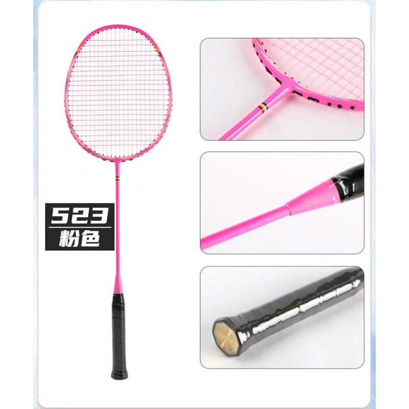 Full Carbon Fiber Badminton Racket 5U Lightweight Beginners To Intermediate Players Aerodynamic Frame G5 Grip
