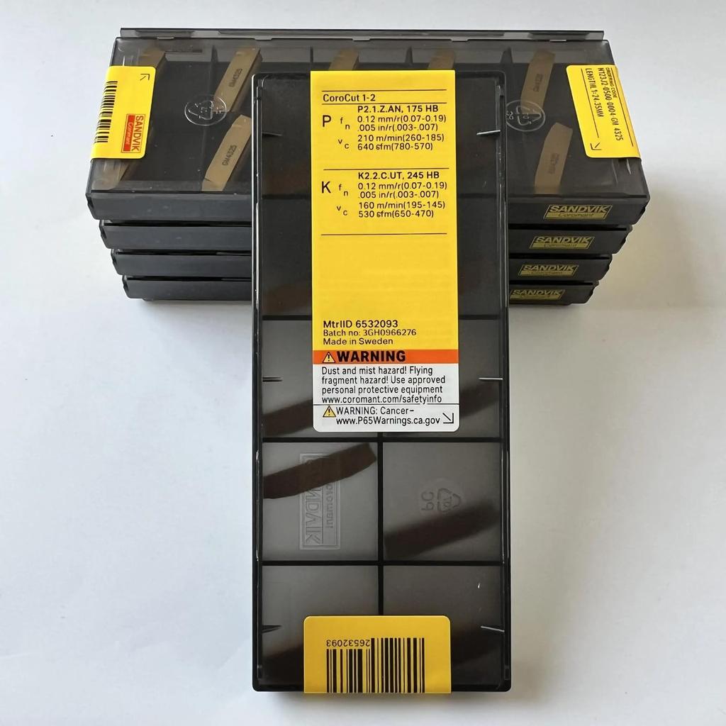 Original Sandvik / N123J2-0500-0004-GM 4325 /CNC CARBIDE tool blade 10 Pcs