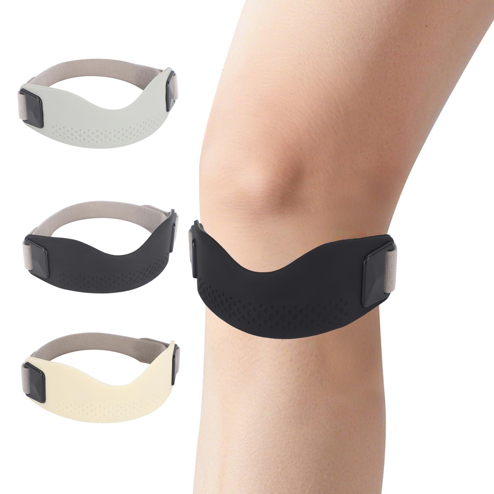 

Knee Support by a Silica Meniscus Knee Knee Suitable for Both Left and Right and Everyday Life [Recommended Physician] [Integrated Gel] Support, чёрный