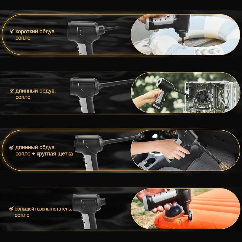 A vacuum cleaner for a wireless powerful / manual portable mini vacuum cleaner for a car, at home, kitchen and office.