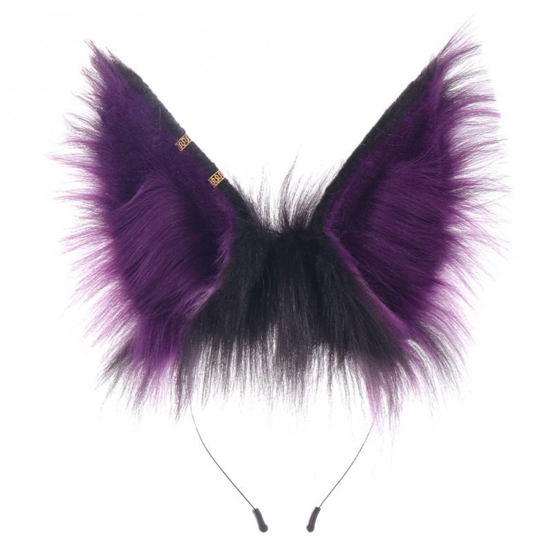 Plush Fox Ears Headband Handmade Animal Lolita Style Cosplay Comic Con