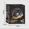 Electric Luminous Dinosaur Mask with Movable Mouth - Funny Tyrannosaurus Rex Headgear for Halloween