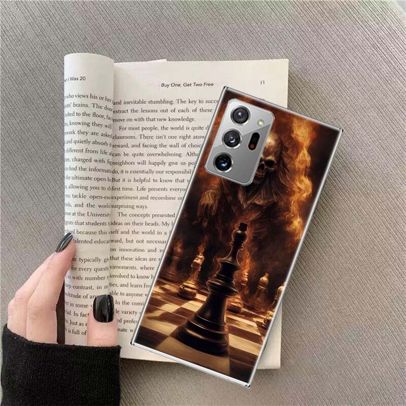 

Grim Reaper s Chess Match Phone Case for Samsung A17 A37 A57 A54 A14 A24 A34 A07 A04S A02S A12 A22 A32 A52S A16 A26 A36 A56 A72 Samsung A24